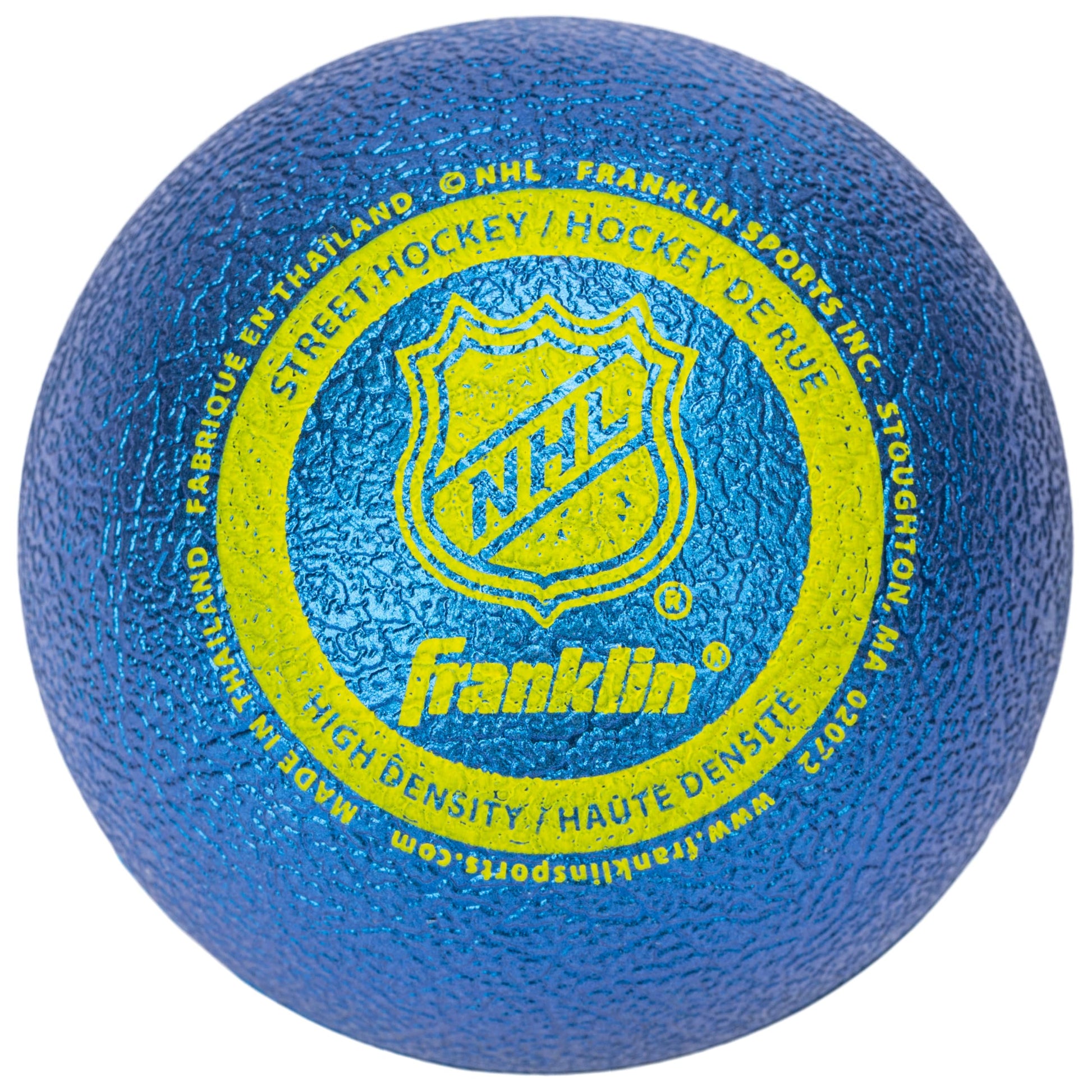 Franklin Sports NHL Street Hockey Balls - Griptac No Bounce Outdoor Street + Roller Hockey Balls - Official Size mature-themed + Youth Hockey Balls - 3 Pack - Assorted Colors