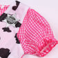 Nuehoryu Cowgirl Costume For Girls Western Outfit With Cowgirl Hat For Halloween Western Rodeo Dress Up (5-6 Years)