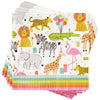 C.R. Gibson Party Animal Fringe Lunch Napkins, 20 Count (Pack of 1) (TW7-25362)