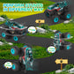 Dyodyorc Remote Control Car, 2.4Ghz All Terrain Dinosaur Monster Truck Toys, Rc Truck With Music, 3 Lighting Effects, 360 Stunt