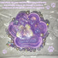 2.76 Inch Squeeze Toys Cat Paw Handmade Squeeze, Purple Glitter Transparent Squeeze Paw, Cute Soft Squeeze For Stress Relief, Fi