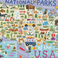 Ceaco - National Parks Map - 500 Piece Jigsaw Puzzle