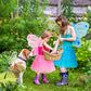 Princess Dresses For Girls Fairy Wings, Bibuty Dress Up Clothes Pretend Play Costumes Trunk With 3 Sets Of Princess Dress Up Shoes, Glitter Girls Tutu Skirts And Butterfly Wings, Toys For 3-6 Yr Girls