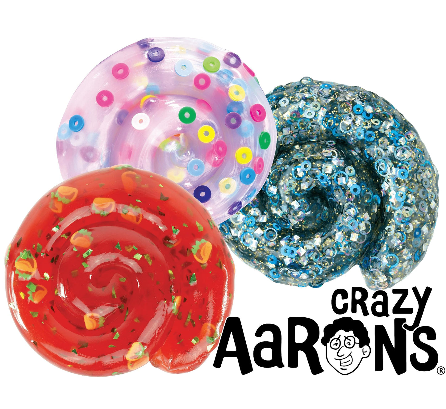 Mattys Toy Stop Crazy Aarons Putty Mini Tins Bounce Bot, Skate Away & Take-A-Taco Gift Set Bundle - 3 Pack (13.3g Each)