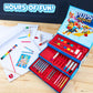 Paw Patrol Colored Pencils Art Supplies Kids Set Coloring Stationery Girls Boys Drawing Pencils Supplies Travel Case with Crayon