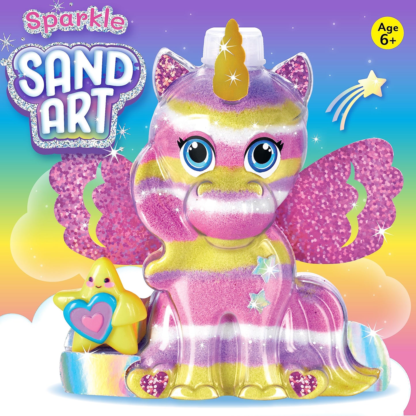 Creativity for Kids Sand Art Kit - Unicorn DIY Art Kit, 1.85x1.97x1.1 inches, Plastic, Model 6394000, Perfect Unicorn Gifts for Girls