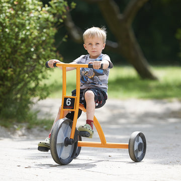 Winther Circle Line Tricycle Kids Ride On, Orange, Large