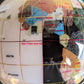 Unique Art 10-Inch By 6-Inch White Jade And Black Onyx Ocean Table Top Gemstone World Globe With Gold Tripod