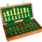 Stonkraft 12 X 12  Collectible Foldable Wooden Chess Game Board Set With Magnetic Crafted Premium Wood Pieces (12 Inch X 12 Inch