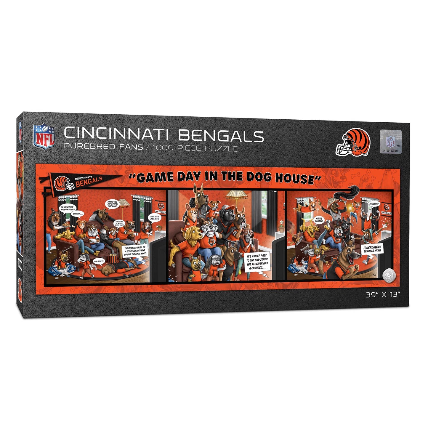 Youthefan Nfl Cincinnati Bengals Game Day In The Dog House 1000Pc Puzzle
