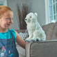 WILD REPUBLIC Arctic Wolf Plush Stuffed Animal, 12" Cuddlekins, Multi Polyester Toy for Kids