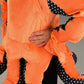 Enchanting Ocean Octopus Kids Costume | Sea Creature Cosplay | Vibrant Orange Octopus Outfit with Hood, Tentacles, and Mitts X-