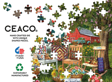 Ceaco - Colorful Quilts - 1000 Piece Jigsaw Puzzle