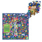 eeBoo: Piece and Love Tree of Life 1000-piece square mature-themed Jigsaw Puzzle  Jigsaw Puzzle for mature-themeds and Families  includes Glossy  Sturdy Pieces and Minimal Puzzle Dust