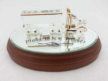 Glass Baron 18 Wheeler Figurine