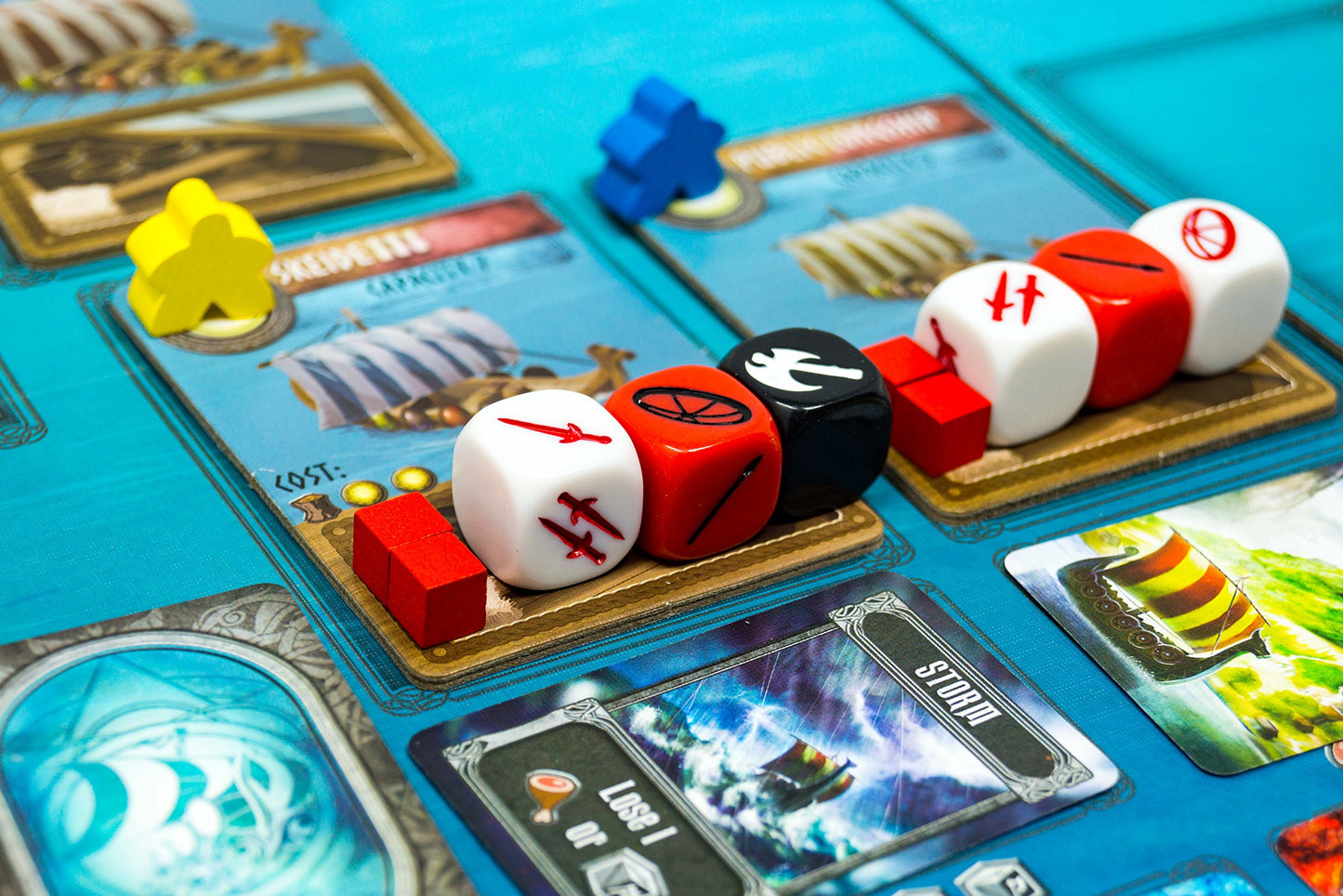Grey Fox Games Champions of Midgard Board Game, 2-4 Players, Ages 10+, 60-90 Min Playtime, Dice-Driven Combat, Model GFG96736