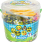 Perler Beads Emoji Bucket 8500pc, 6.5L x 6.5W x 6H, Small