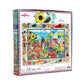 eeBoo: Piece and Love Seagull Garden 1000-piece rectangular mature-themed Jigsaw Puzzle  Jigsaw Puzzle for mature-themeds and Families  includes Glossy  Sturdy Pieces and Minimal Puzzle Dust