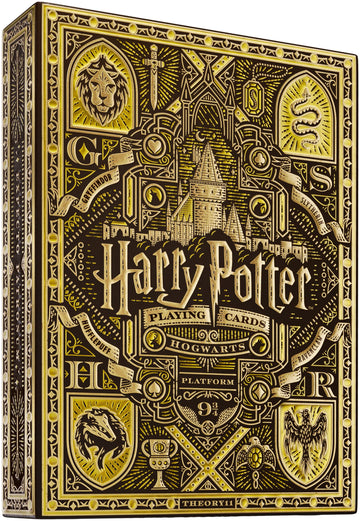 Theory11 Harry Potter Playing Cards - Yellow (Hufflepuff)