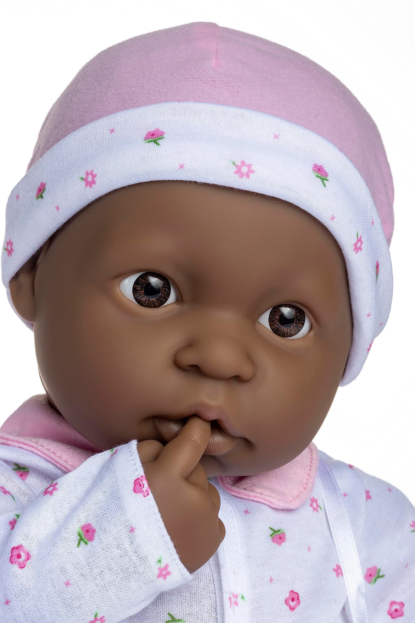 Jc Toys - La Baby | African American 20-Inch Large Soft Body Baby Doll | Washable | Removable Pink Outfit W/ Hat And Pacifier | For Children 2 Years +