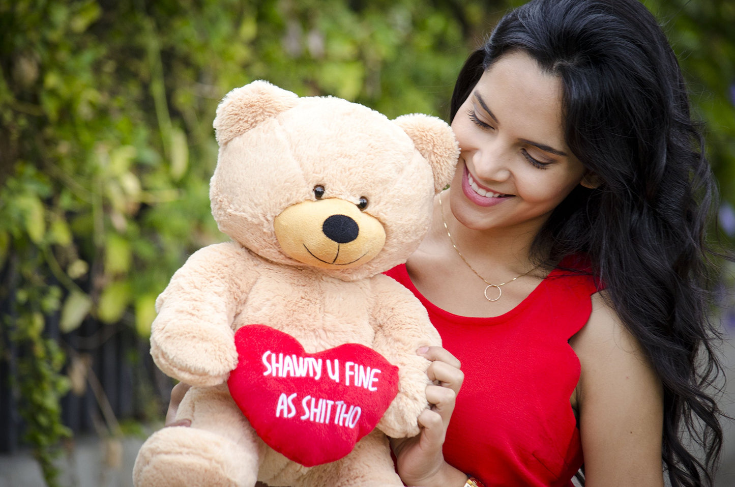 Hollabears Extra Large 16' Shawty U Fine Teddy Bear Funny And Cute Plush Gift