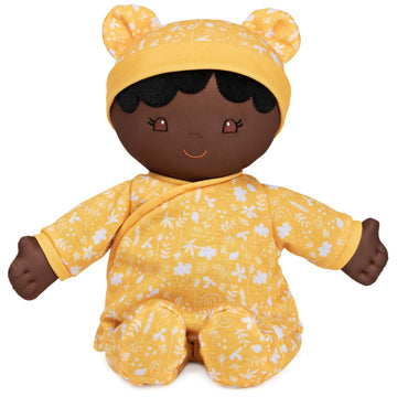 Gund Baby Sustainable Baby Doll, Plush Doll Made From Recycled Materials, For Babies And Newborns, Yellow, 12
