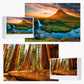 Jigsaw Puzzles For Adults, 2 Pack 1000 Pieces, Nature Landscape Mountain Scene National Park Challenging Puzzle Perfect For Family Activity Game Nights Gifts(Sequoia National Park & Kirkjufell)