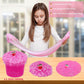 Premade Crystal Slime Rose Pink Jelly Cube Glimmer Crunchy Slime, Includes 4 Sets Of Slime Add-Ins, Party Favors For Kids, Sensory And Tactile Stimulation, Stress Relief, For Girls & Boys