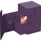 Ultimate Guard Flip'N'Tray 100+, Deck Case For 100 Double-Sleeved Tcg Cards + Dice Tray, Purple, Independent Magnetic Closure & Microfiber Inner Lining