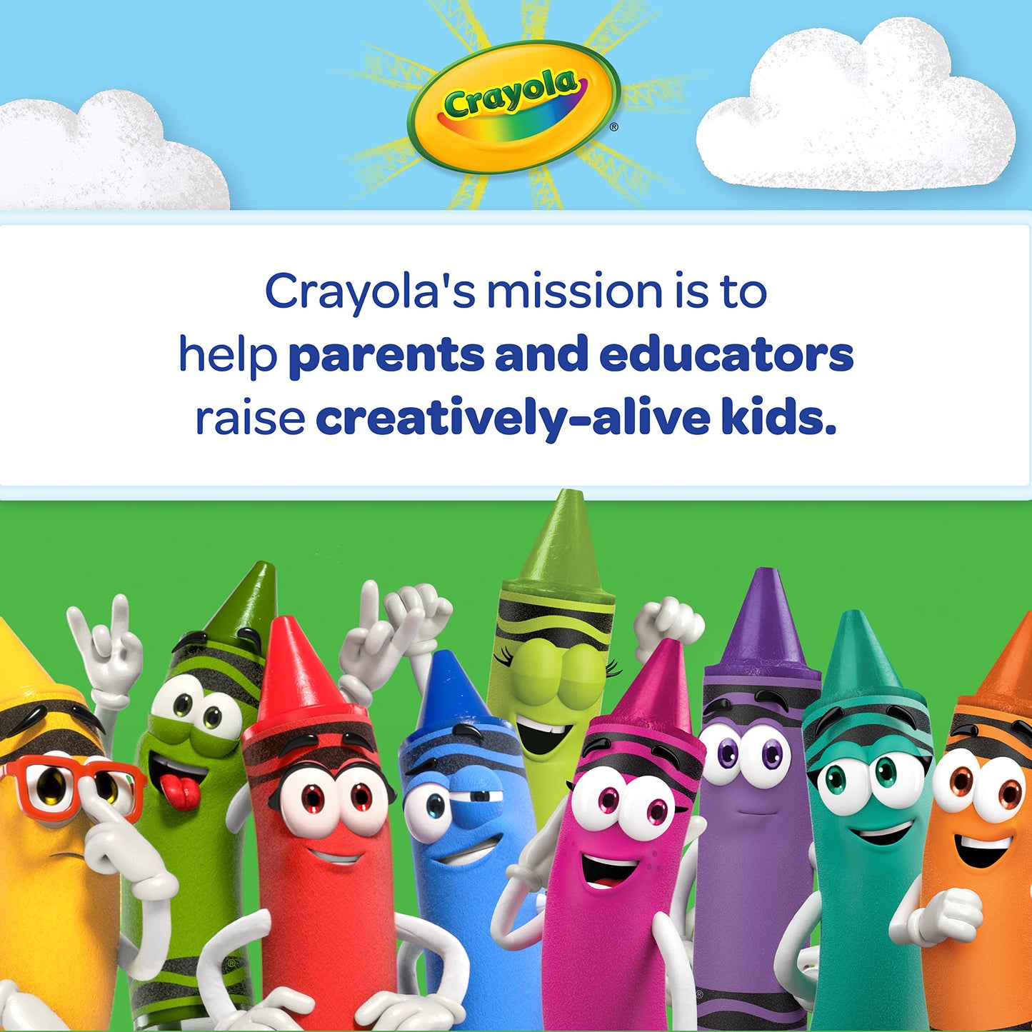 Crayola Ultra-Clean Washable Stampers Markers, 10 Pack, Multicolor, Model 56-8169
