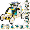 Stem 13-In-1 Solar Power Robots Creation Toy, Educational Experiment Diy Robotics Kit, Science Toy Solar Powered Building Robotics Set Age 8-12 For Boys Girls Kids Teens To Build