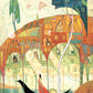 New York Puzzle Company 1000 Piece Jigsaw Puzzle - Victo Ngai Crossing Borders - Cardboard - Blue and Green - Family Game Night Fun