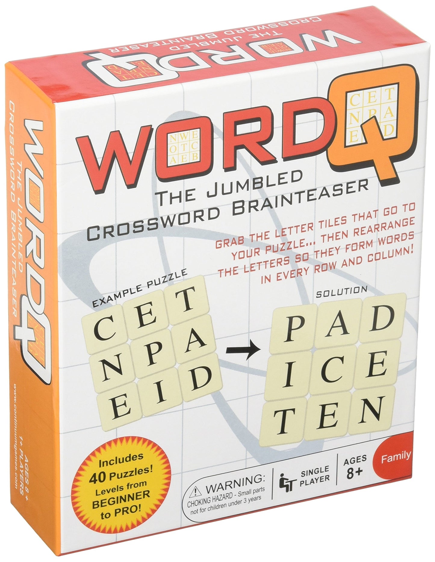 Continuum Games WordQ Game - Multicolor, Cardboard, Model CG1501