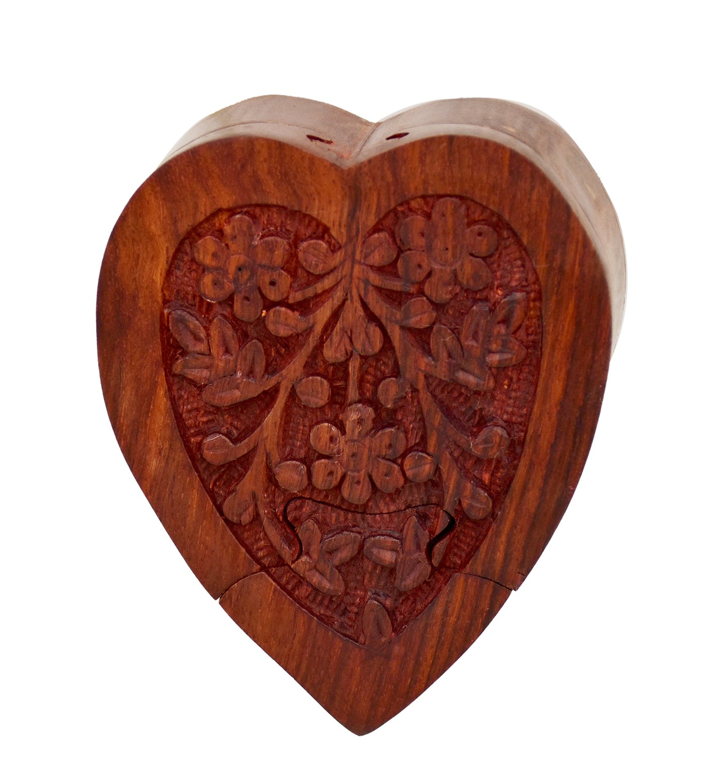 Purpledip Magic Wooden Puzzle Box Achy Breaky Heart: Handmade Keepsake Mystery Game Gift (10788)