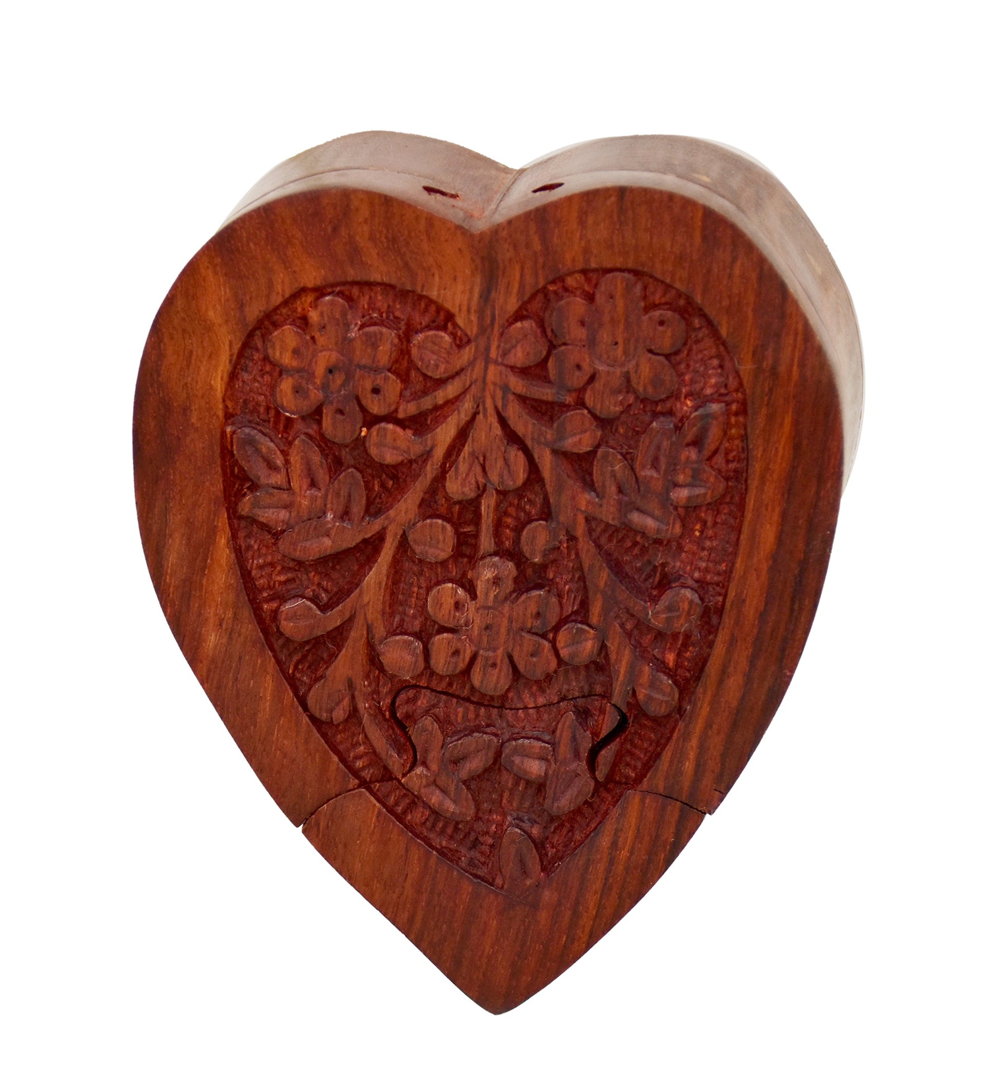 Purpledip Magic Wooden Puzzle Box Achy Breaky Heart: Handmade Keepsake Mystery Game Gift (10788)