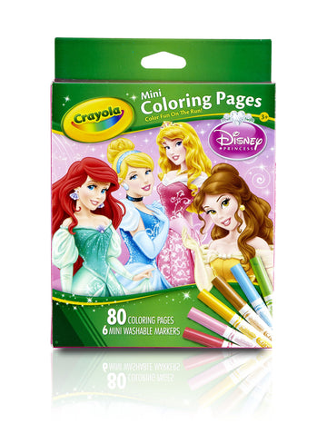 Crayola Crayola Mini Coloring Pages - Disney Princess Toy