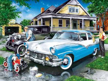 Masterpieces 400 Piece Jigsaw Puzzle For Adults, Family, Or Youth - Three Generations - 18''X24''
