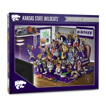 Youthefan Ncaa Kansas State Wildcats Purebred Fans 500Pc Puzzle - A Real Nailbiter