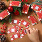 Outus 50 Pieces Christmas Scratch Off Cards Stickers Christmas Hawaii Party Games Vouchers Festive Raffle Tickets Holiday Business Prize Drawings For Kids Adults Families Events Groups (Mixed Style)