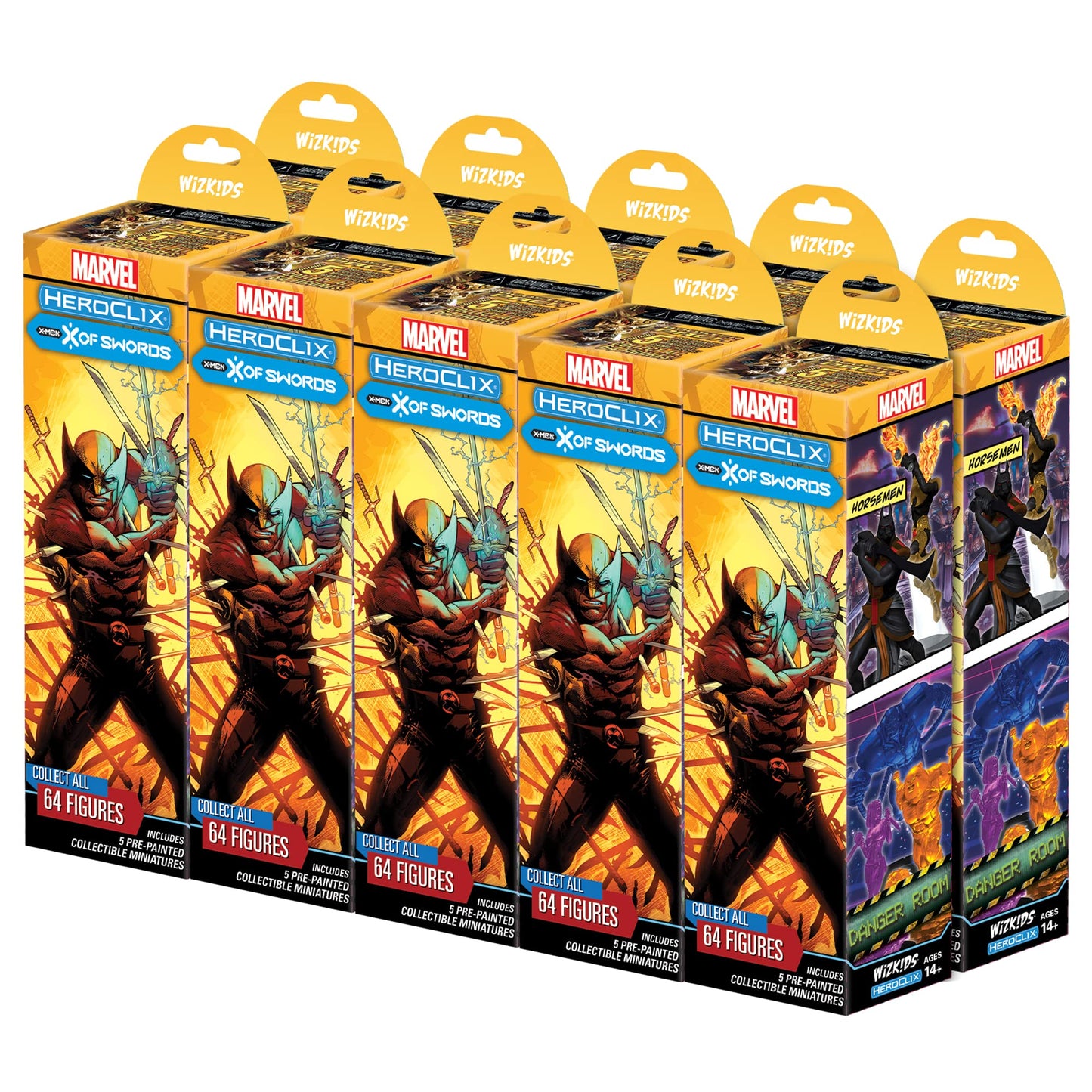 Marvel HeroClix: X-Men X of decorative replica blades Booster Brick
