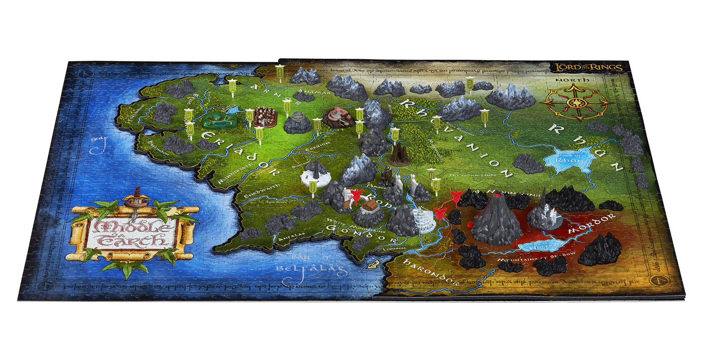 4D Cityscape Lord of The Ring Middle Earth 3D Time Puzzle (1390 Piece)