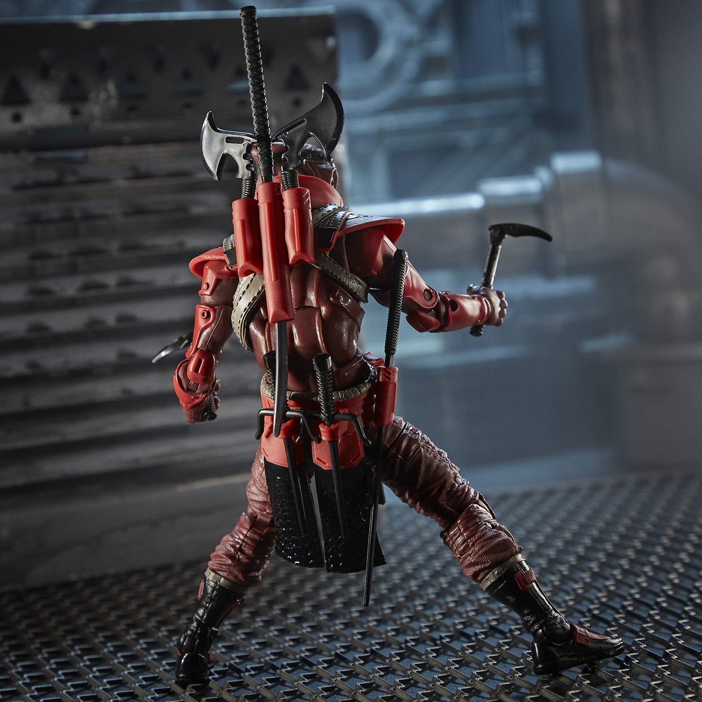 Hasbro G.I. Joe Classified Series Red Ninja Action Figure 08 Collectible Premium Toy With Multiple Accessories 6-Inch Scale With Custom Package Art