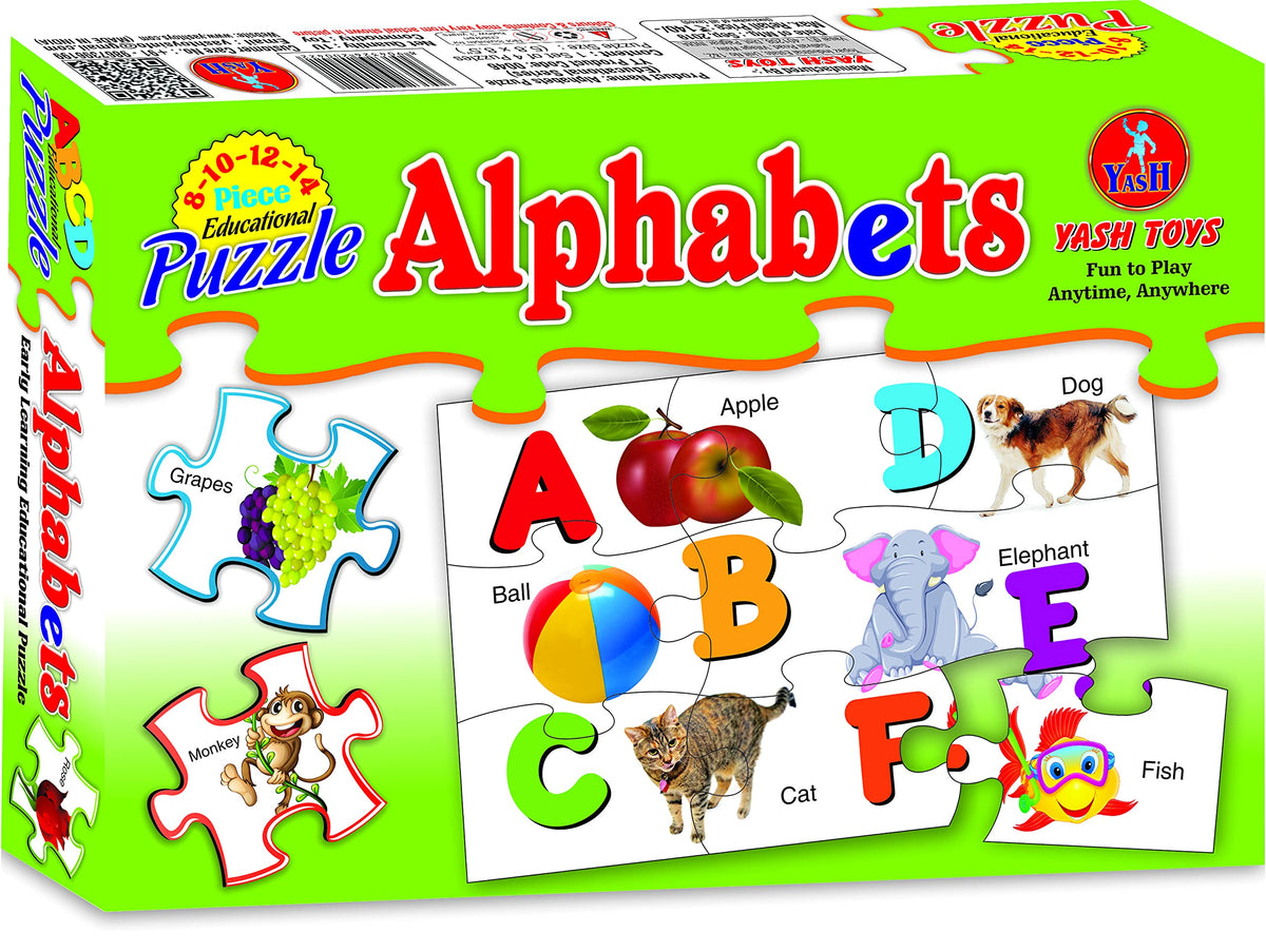 Educational Transport Vehicle Puzzle for Kids, Includes 814 Pieces of Fun Puzzle (Alphabets)