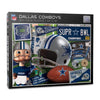 YouTheFan NFL Dallas Cowboys Retro Puzzle - 500 Pieces, Cardboard, Team Colors, Model 0951292