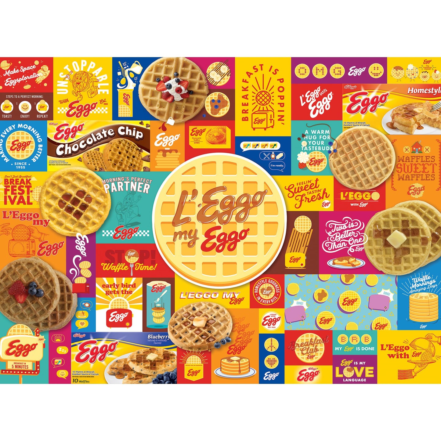 Roseart - Kellogg'S - Leggo My Eggo - 1000 Piece Jigsaw Puzzles For Adults