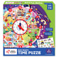 Chalk and Chuckles Tell The Time Clock Jigsaw Puzzle for Kids 36 Years, Learning & Educational Toy for Boys & Girls, Gifts for 