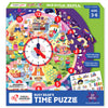 Chalk and Chuckles Tell The Time Clock Jigsaw Puzzle for Kids 36 Years, Learning & Educational Toy for Boys & Girls, Gifts for 