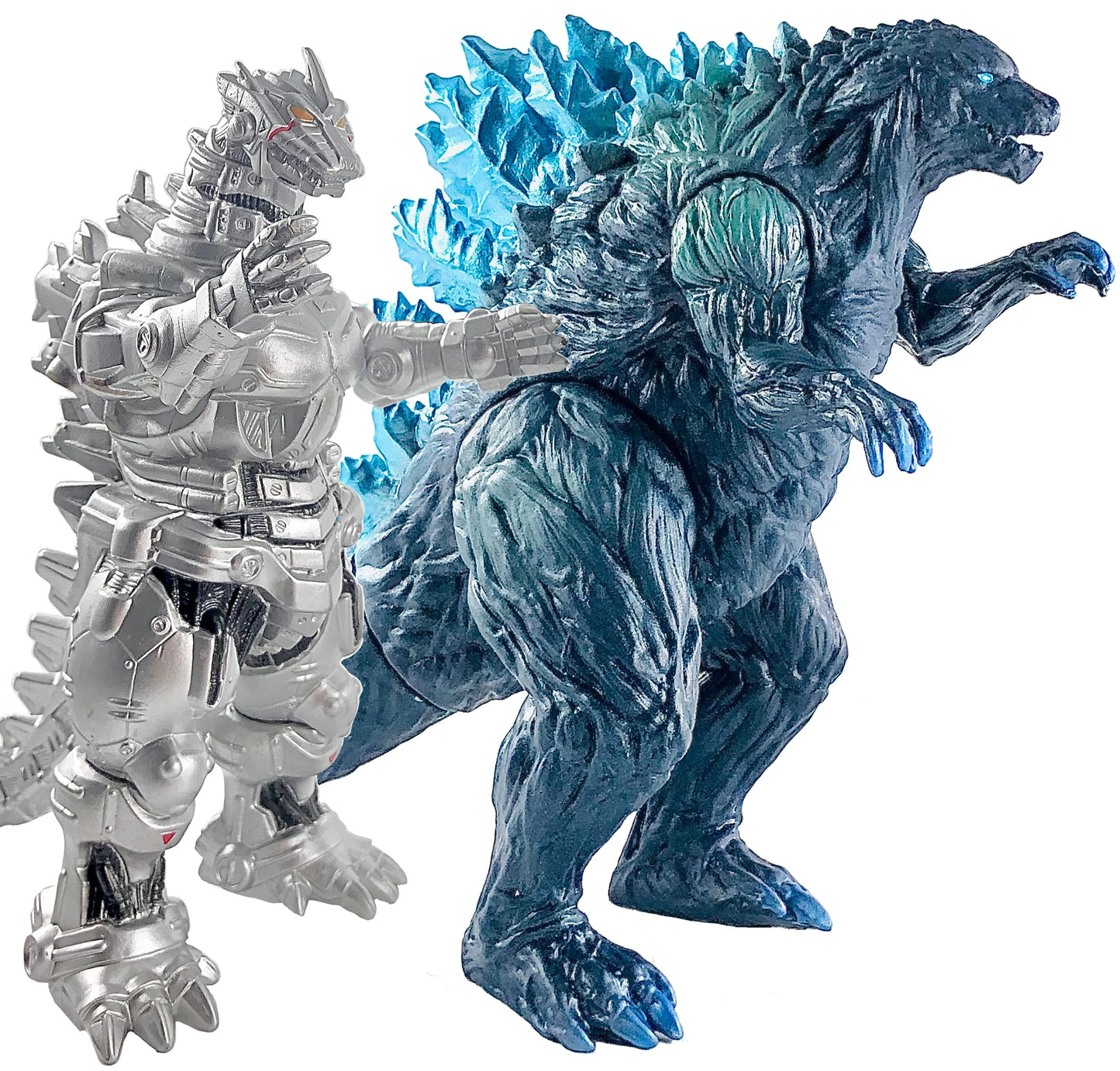 Twcare Set Of 2 Mecha Godzilla Earth Mechagodzilla Kiryu Toys, Kaiju Universe Action Figures King Of The Monsters Movable Joints