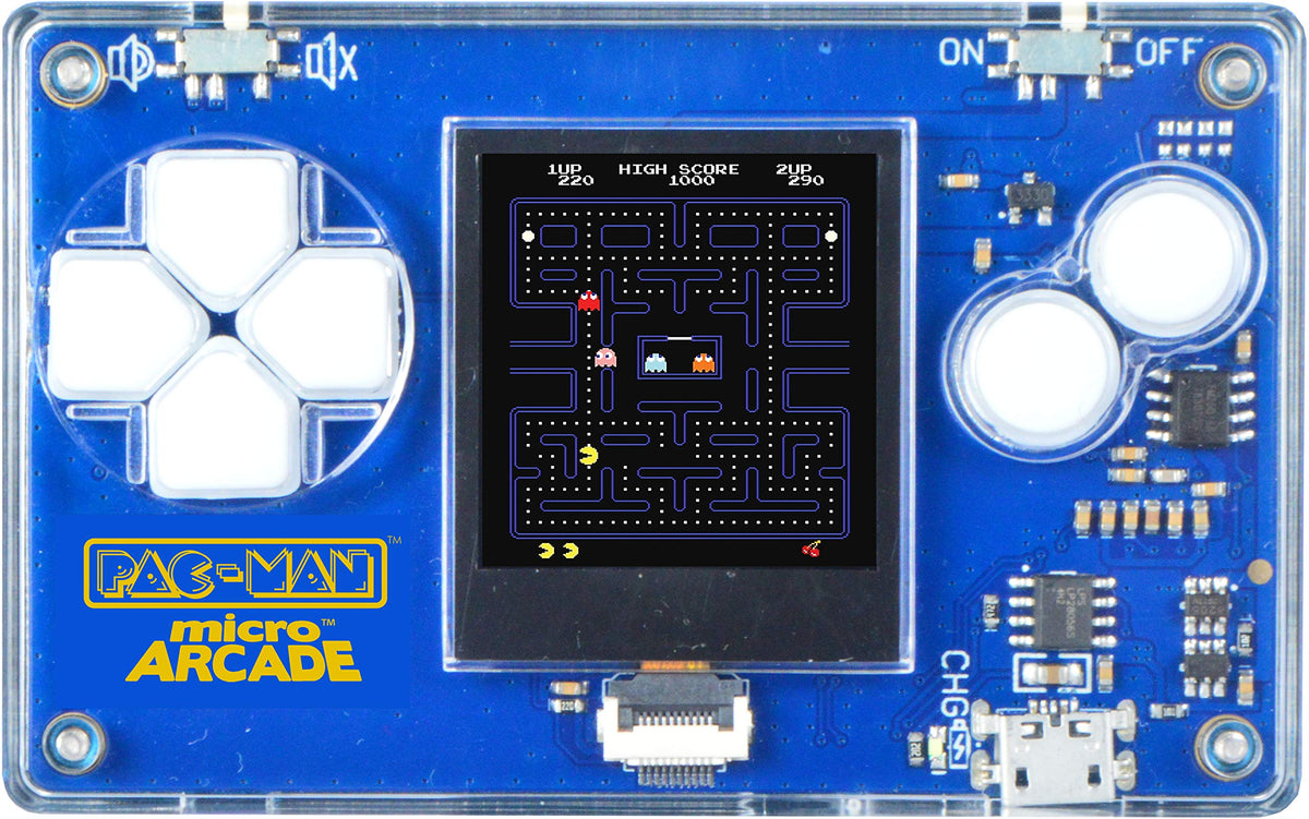 Mini Pacman Screen Micro Arcade Mini Pacman Game - Small Multi Plastic Model 360 – Toytooth