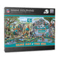 YouTheFan NFL Miami Dolphins 500pc Game Day Puzzle - Cardboard, Team Colors, Model 3703636